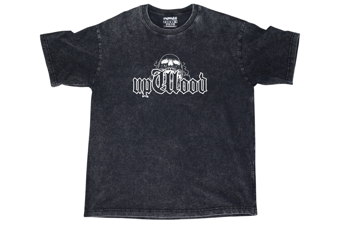 Acid-Wash Vintage 'upWood Skull'