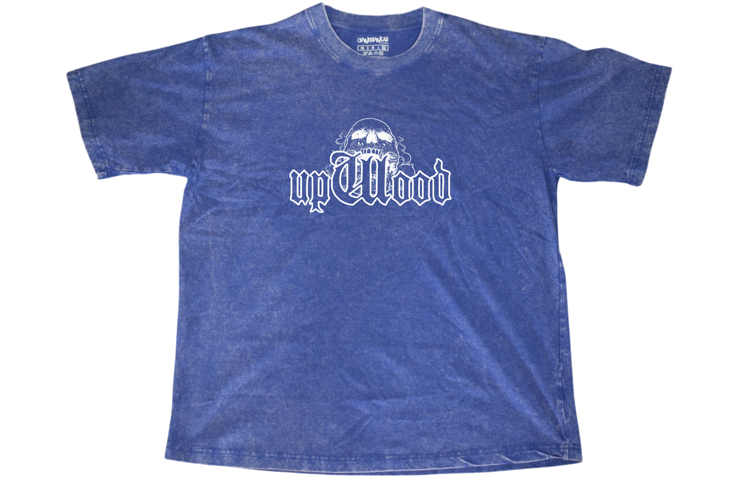 Acid-Wash Vintage 'upWood Skull'
