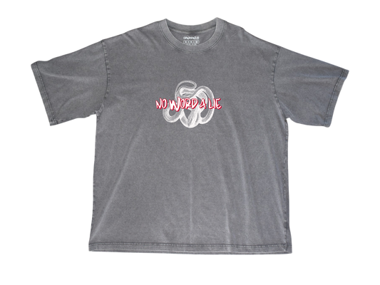 Acid-Wash Vintage 'No Word A Lie"